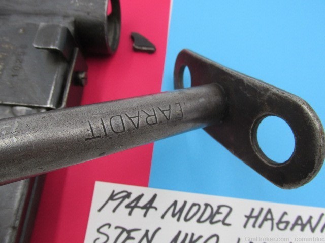 israeli made 1940's era 9mm hagana sten mk2 model tmt3 parts kit og barrel-img-7