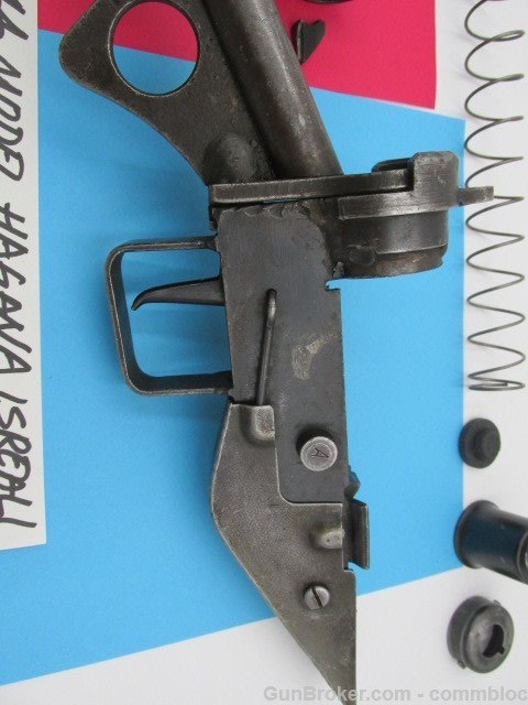 israeli made 1940's era 9mm hagana sten mk2 model tmt3 parts kit og barrel-img-16
