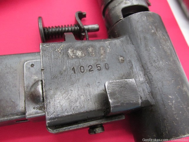 israeli made 1940's era 9mm hagana sten mk2 model tmt3 parts kit og barrel-img-2