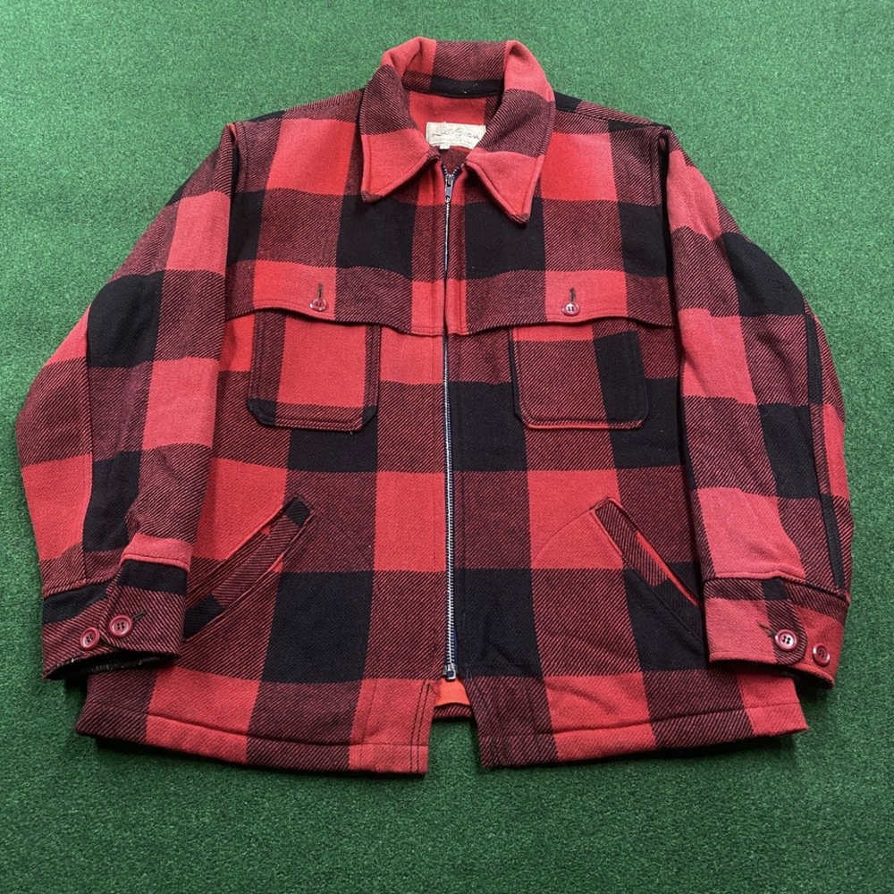 Vintage L.L. Bean Mackinaw Coat Mens L Made in the U.S.A.-img-0