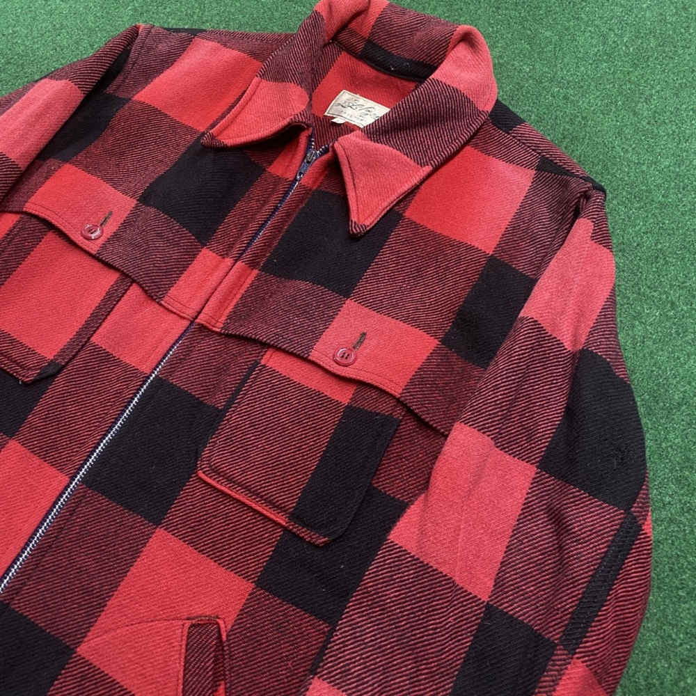 Vintage L.L. Bean Mackinaw Coat Mens L Made in the U.S.A.-img-1