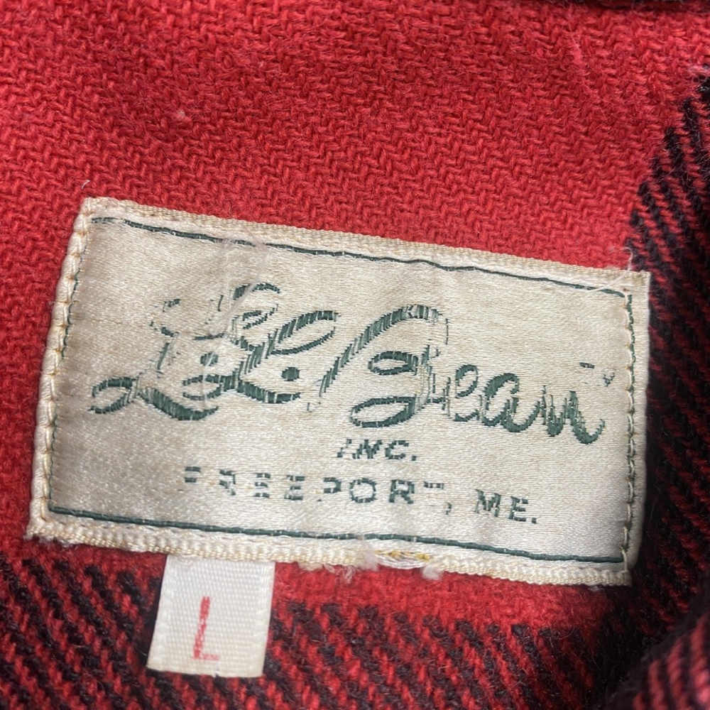 Vintage L.L. Bean Mackinaw Coat Mens L Made in the U.S.A.-img-2