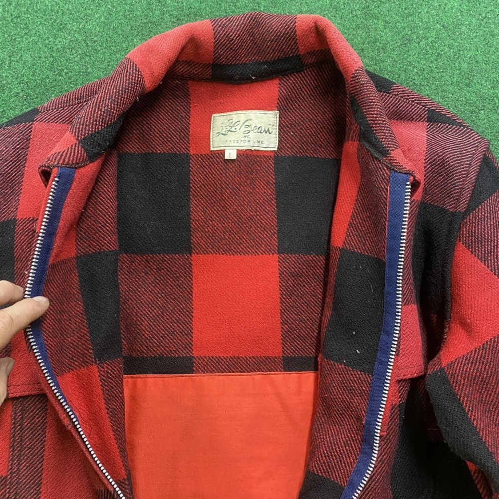 Vintage L.L. Bean Mackinaw Coat Mens L Made in the U.S.A.-img-8