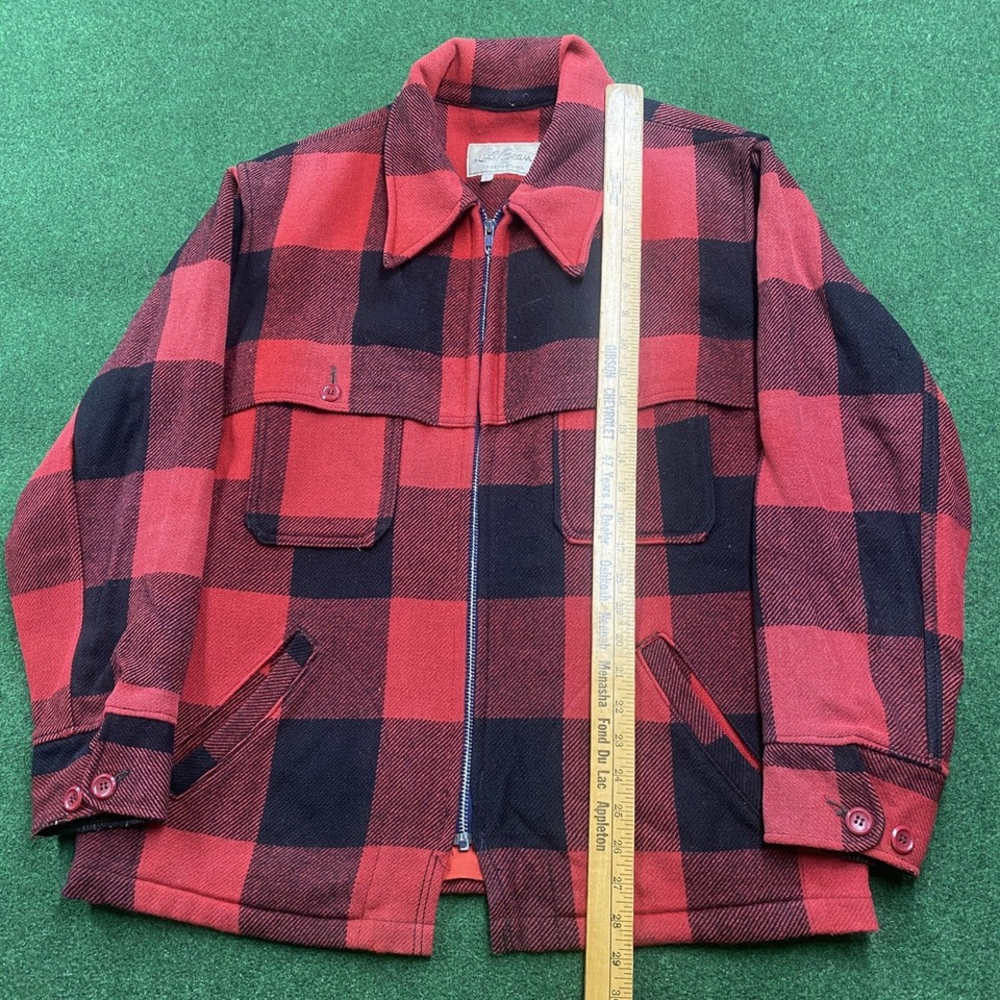 Vintage L.L. Bean Mackinaw Coat Mens L Made in the U.S.A.-img-6