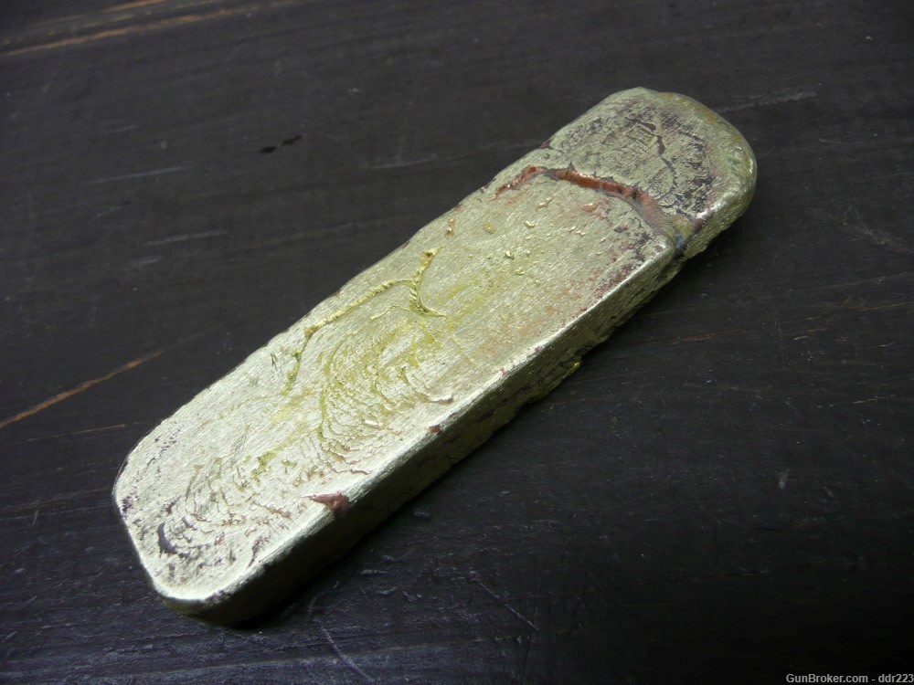 Hand Poured WWII Cartridge Case Paperweight 3-inch 3.625 Oz-img-3