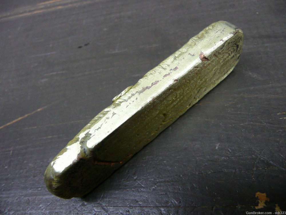 Hand Poured WWII Cartridge Case Paperweight 3-inch 3.625 Oz-img-4