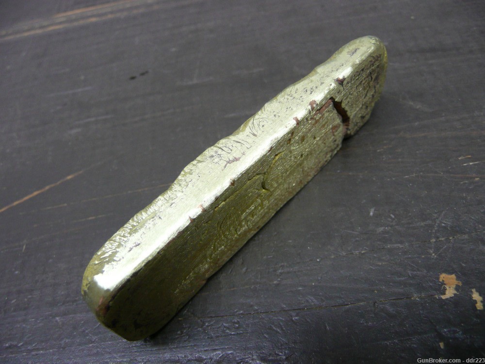 Hand Poured WWII Cartridge Case Paperweight 3-inch 3.625 Oz-img-2