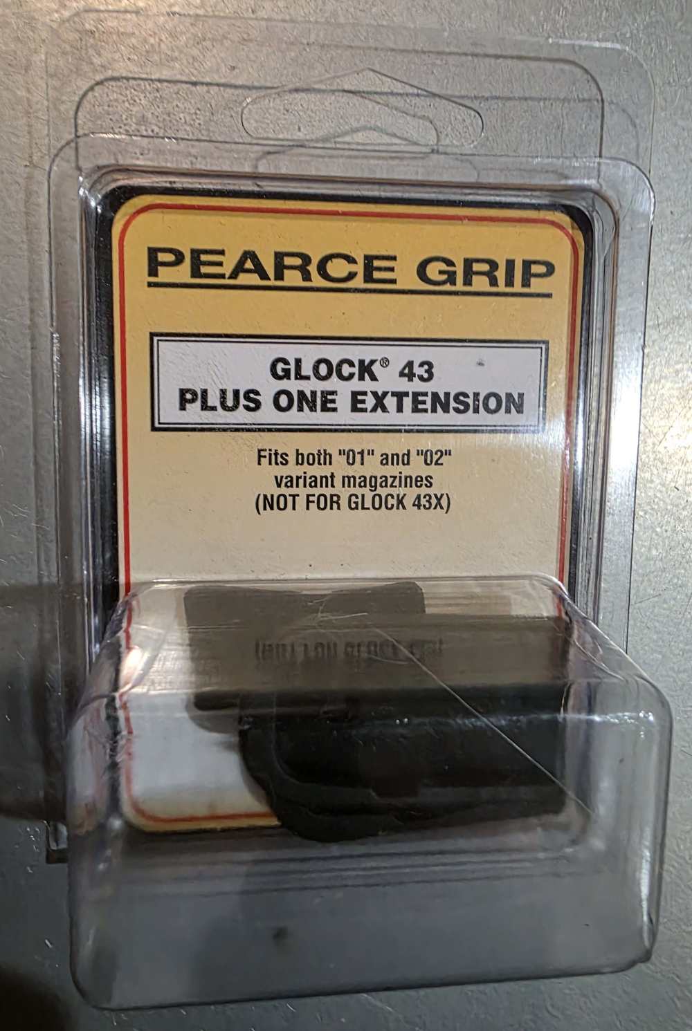 Pearce Grip Glock 43 Plus One Magazine Extension-img-0