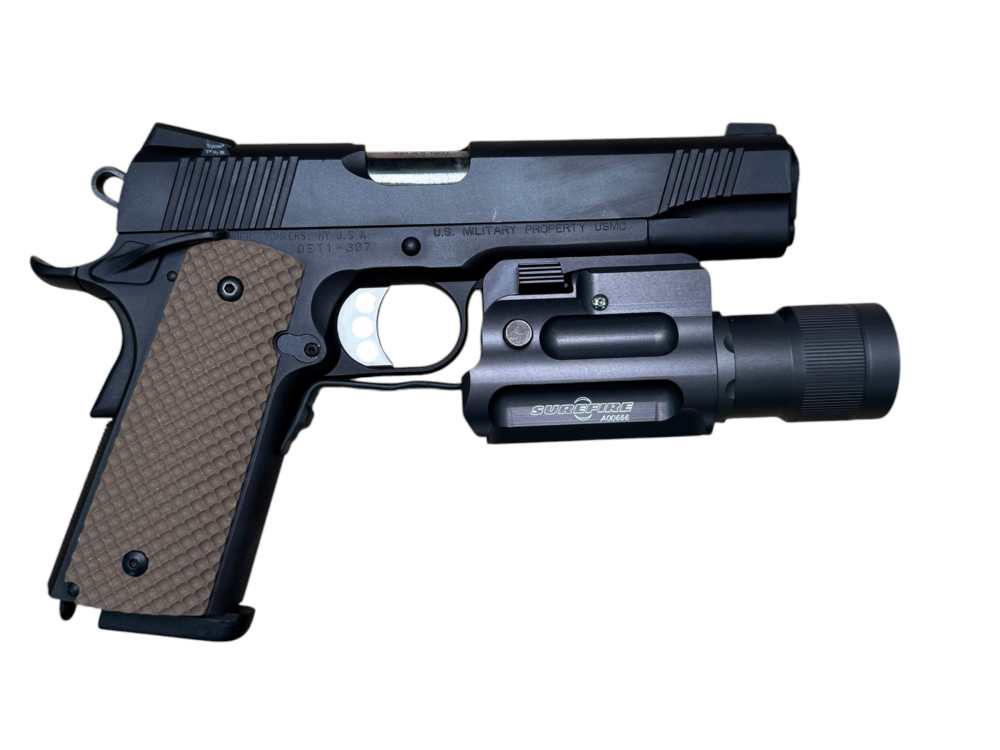 RARE Kimber DET-1 ICQB – #307 – USMC Marked – SureFire W117D-img-0