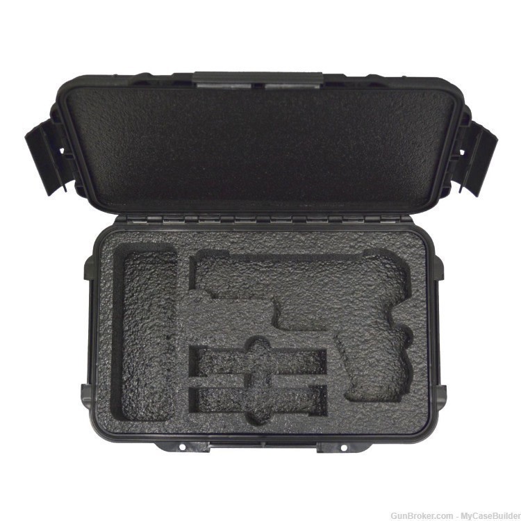 Single Pistol Double Magazine DORO Sport 400 Case w/ Black TopGuard Foam-img-1