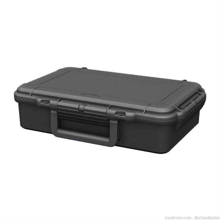 Single Pistol Double Magazine DORO Sport 400 Case w/ Black TopGuard Foam-img-2