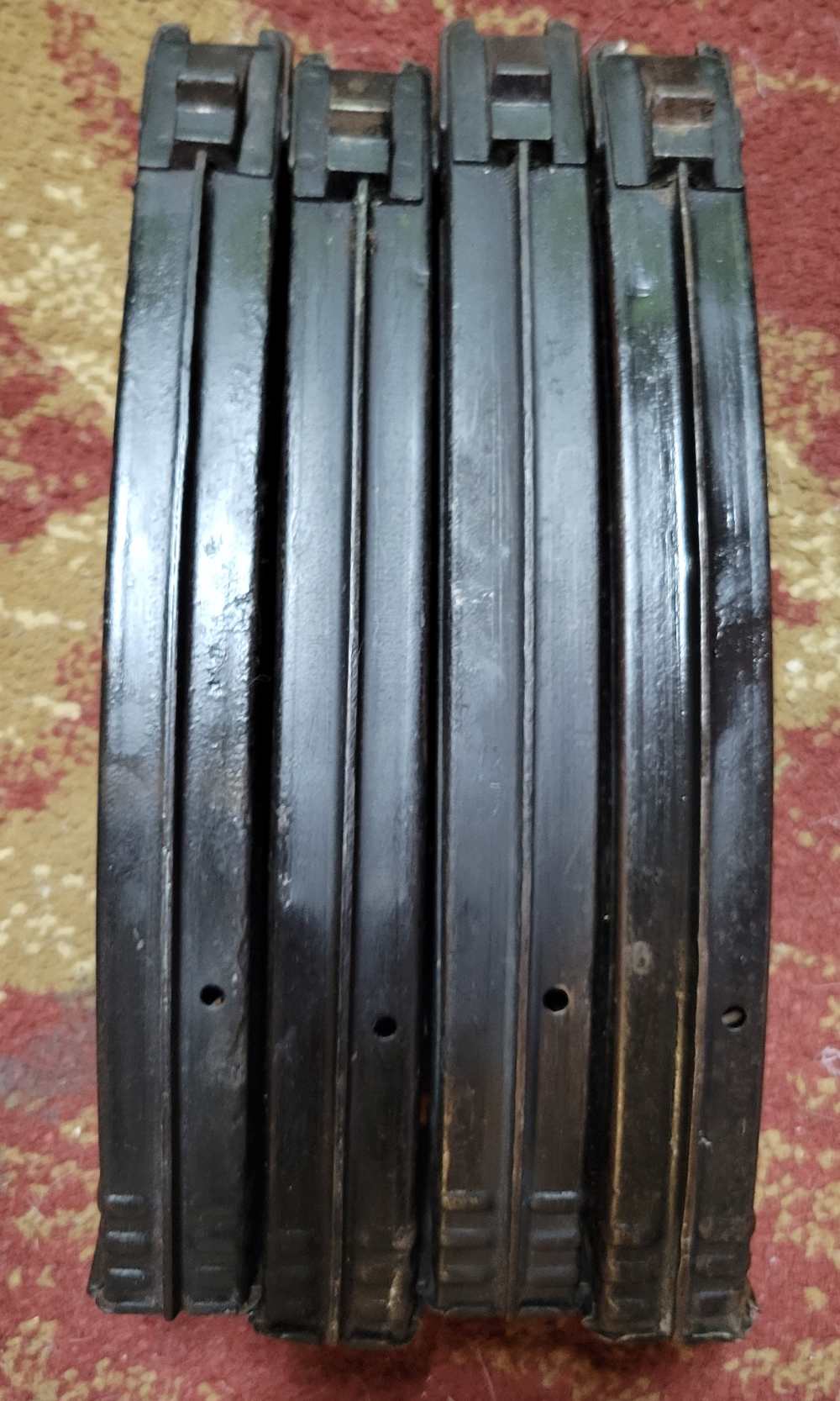 4 30rd Hungarian mags & pouch AK47 7.62x39mm surplus-img-6