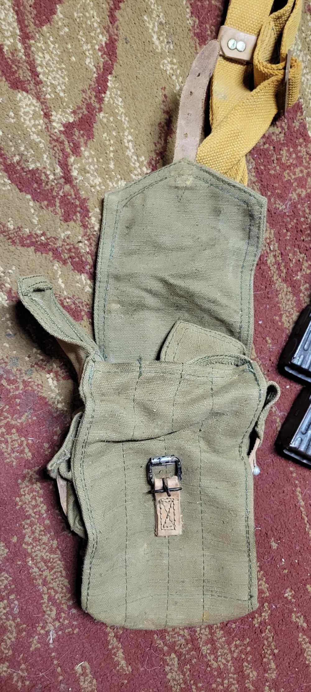 4 30rd Hungarian mags & pouch AK47 7.62x39mm surplus-img-12