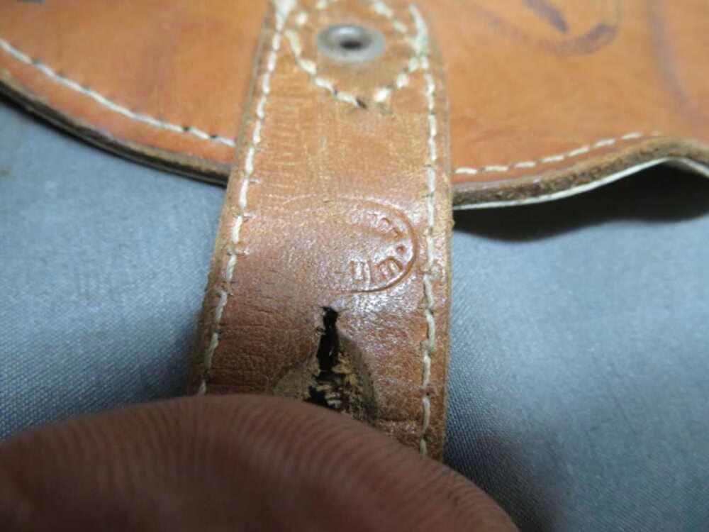 GERMAN WWII SS LEIBSTANDARTE STYLE WALTHER PP HOLSTER (NICE MARKINGS)-img-5