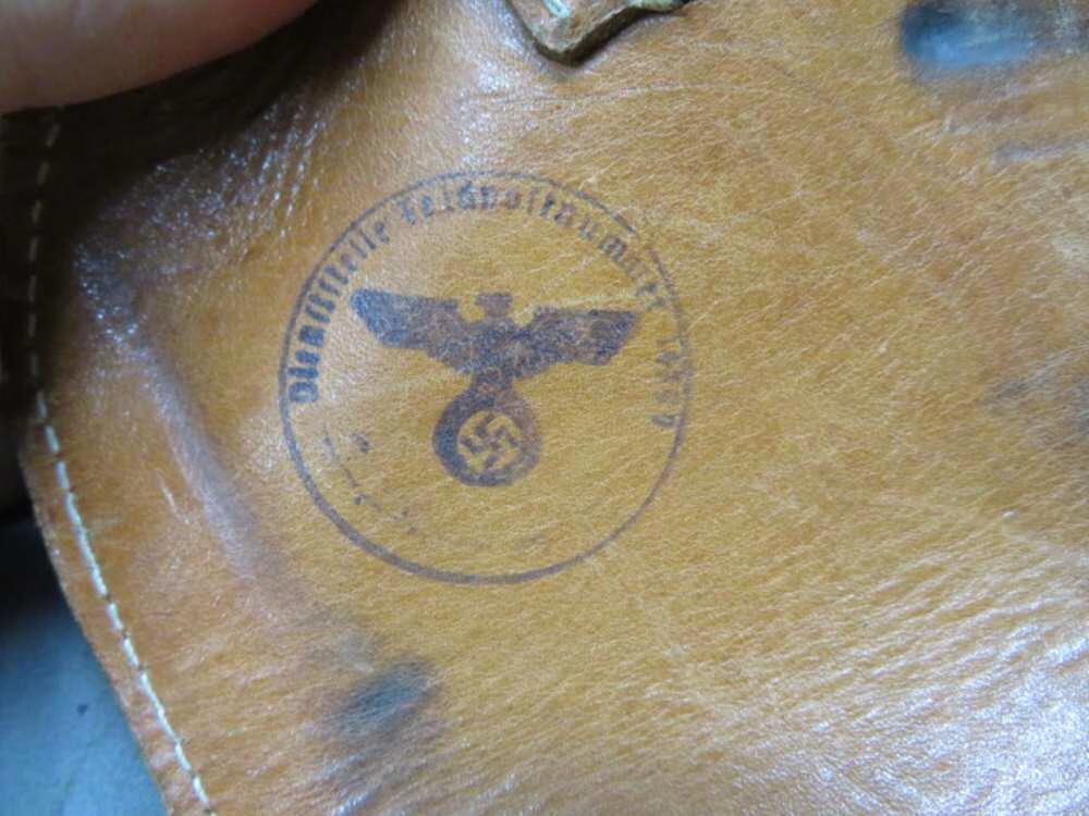 GERMAN WWII SS LEIBSTANDARTE STYLE WALTHER PP HOLSTER (NICE MARKINGS)-img-3
