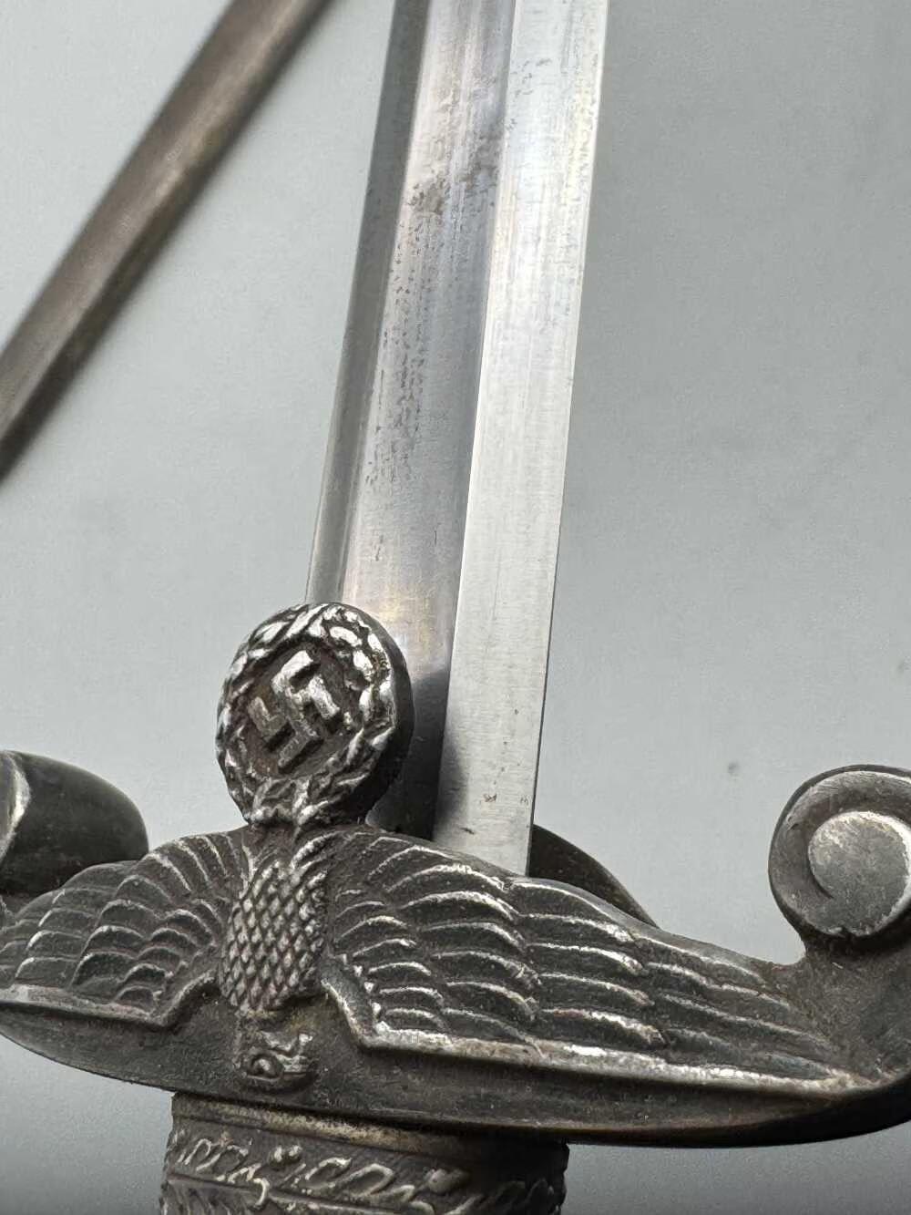 GERMAN WWII ARMY OFFICER DAGGER w/ ORIGINAL SCABBARD SIEGFRIED WAFFEN-img-15