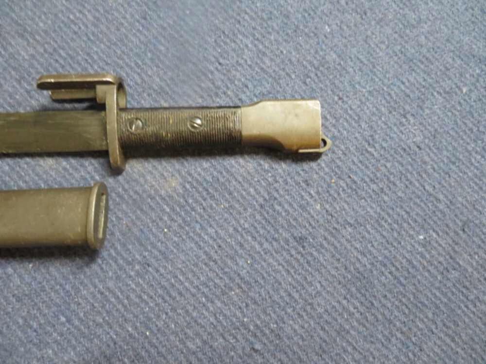 ARGENTINE FN FAL L1A1 TYPE A BAYONET w/ ORIGINAL SCABBARD (VERY NICE)-img-5