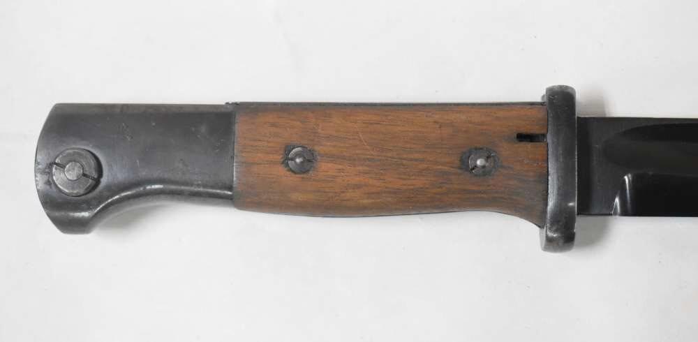 GERMAN WWII 98K BAYONET w/ SCABBARD & FROG CLEMEN & JUNG PRIVATE PURCHASE-img-10