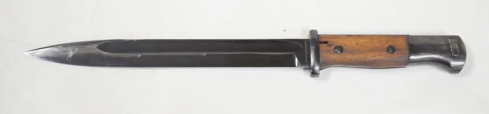 GERMAN WWII 98K BAYONET w/ SCABBARD & FROG CLEMEN & JUNG PRIVATE PURCHASE-img-9