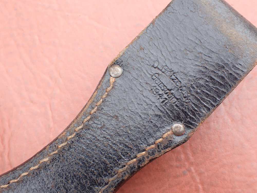 GERMAN WWII 98K BAYONET w/ SCABBARD & FROG CLEMEN & JUNG PRIVATE PURCHASE-img-62