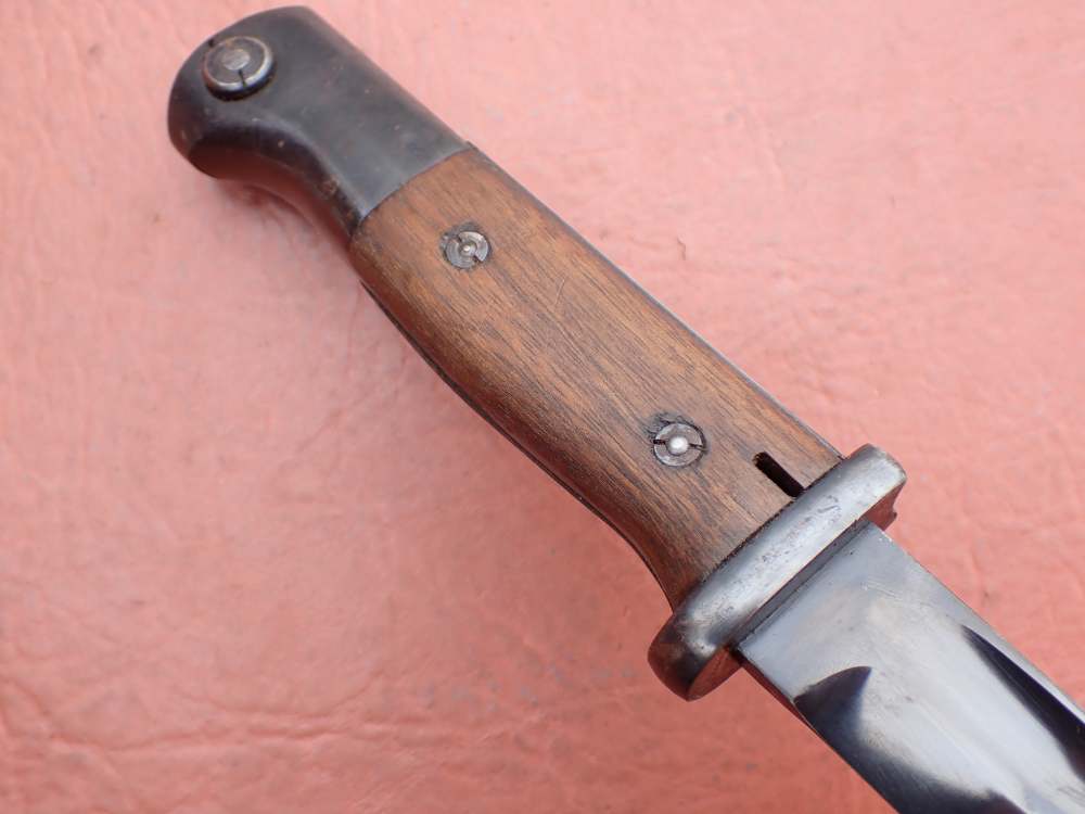 GERMAN WWII 98K BAYONET w/ SCABBARD & FROG CLEMEN & JUNG PRIVATE PURCHASE-img-24