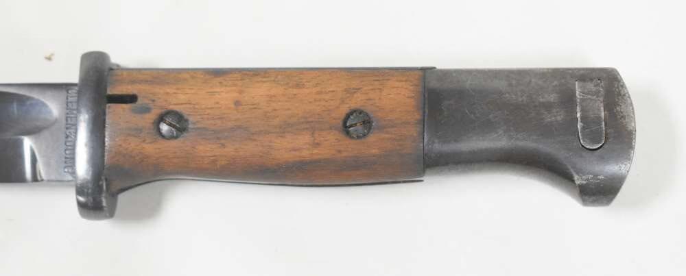 GERMAN WWII 98K BAYONET w/ SCABBARD & FROG CLEMEN & JUNG PRIVATE PURCHASE-img-12