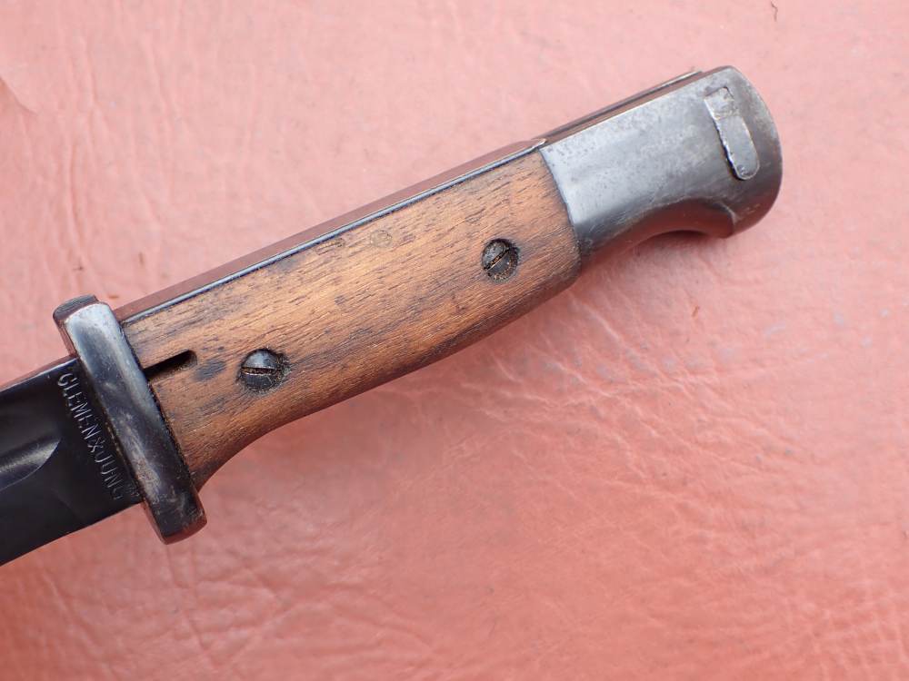 GERMAN WWII 98K BAYONET w/ SCABBARD & FROG CLEMEN & JUNG PRIVATE PURCHASE-img-20