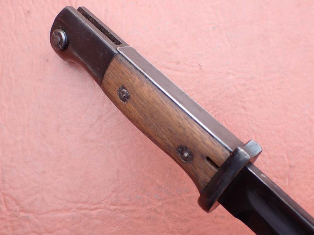GERMAN WWII 98K BAYONET w/ SCABBARD & FROG CLEMEN & JUNG PRIVATE PURCHASE-img-23
