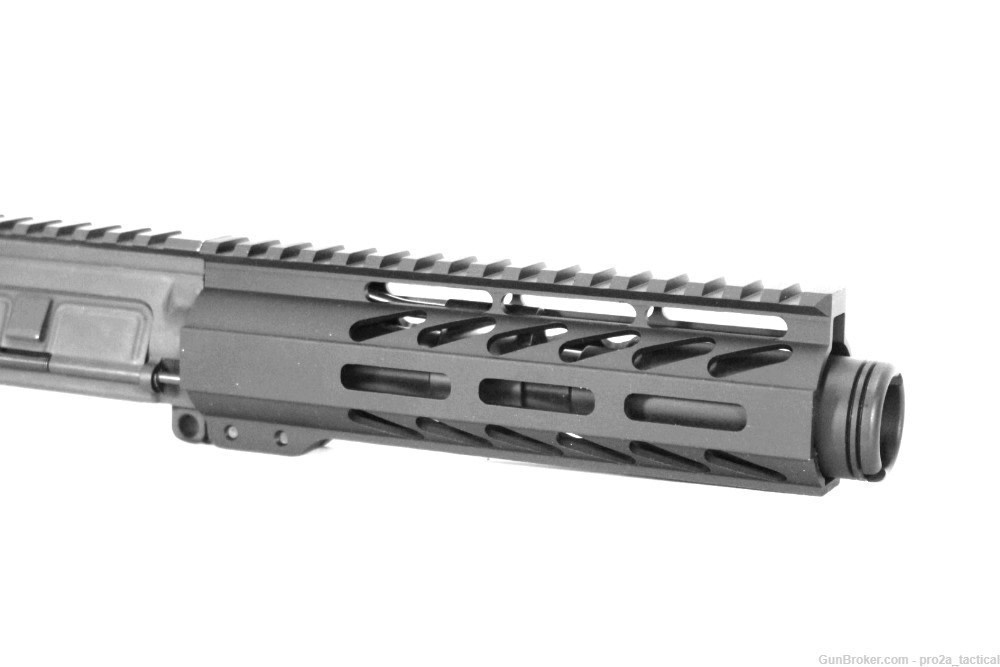 PRO2A TACTICAL 5 inch 5.56 NATO AR-15 Melonite Upper w/Can Complete Kit -img-1