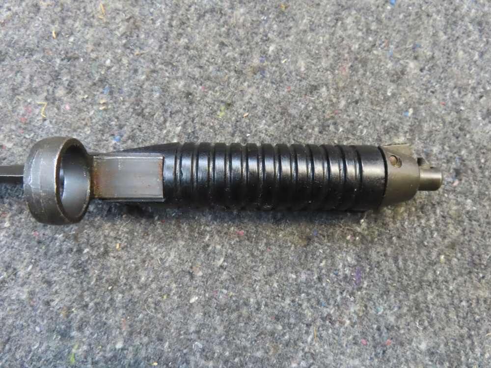 PAKISTANI HK G3 RIFLE BAYONET w/ SCABBARD BOWIE BLADE POF MARKED DATED 1969-img-10