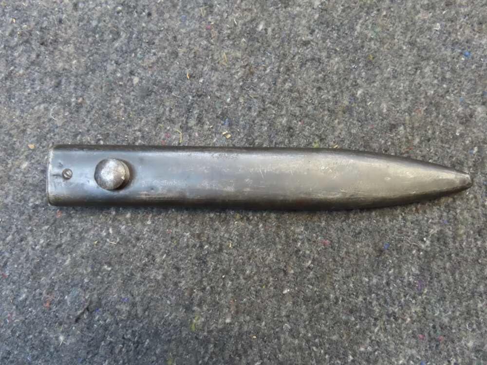 PAKISTANI HK G3 RIFLE BAYONET w/ SCABBARD BOWIE BLADE POF MARKED DATED 1969-img-13