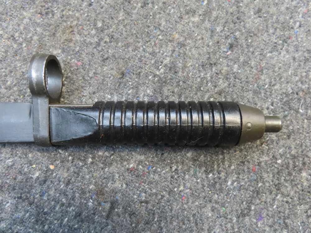 PAKISTANI HK G3 RIFLE BAYONET w/ SCABBARD BOWIE BLADE POF MARKED DATED 1969-img-4