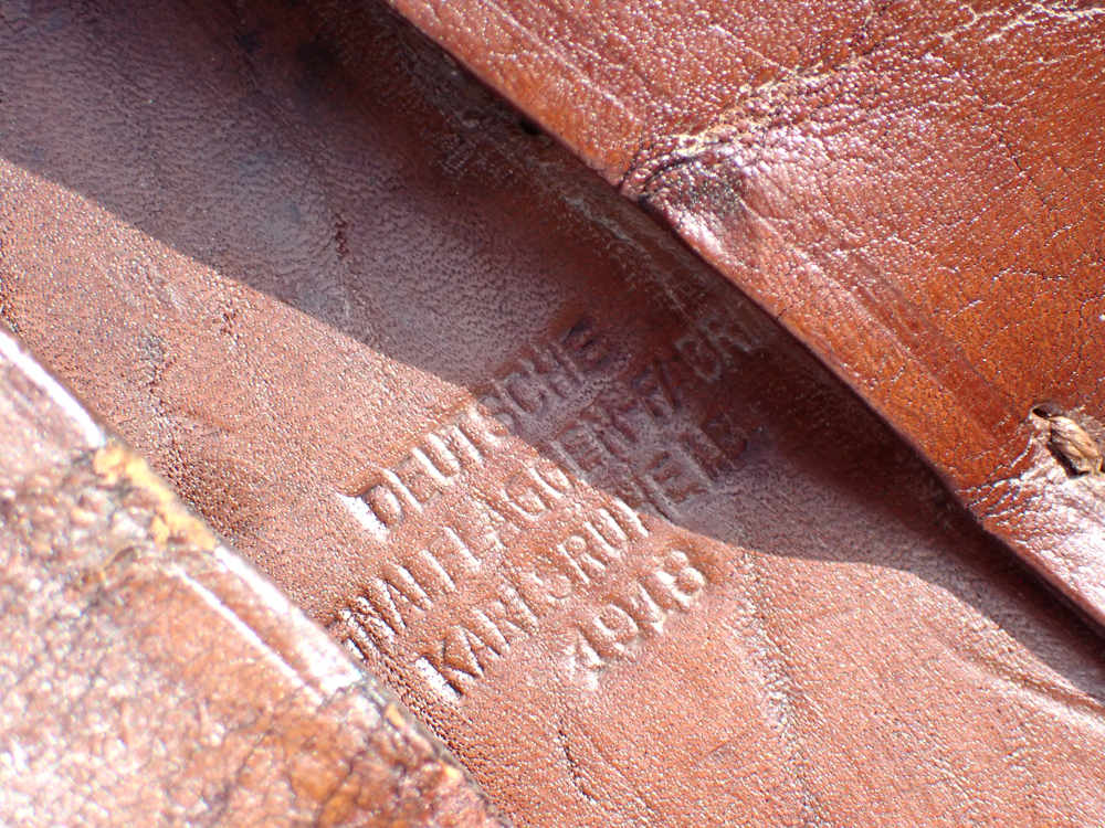 IMPERIAL WWI GERMAN MAUSER BROOMHANDLE STOCK LEATHER HOLSTER DATED 1918-img-19