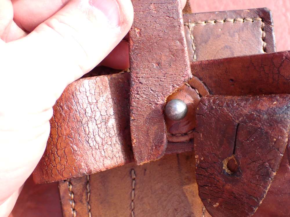 IMPERIAL WWI GERMAN MAUSER BROOMHANDLE STOCK LEATHER HOLSTER DATED 1918-img-24