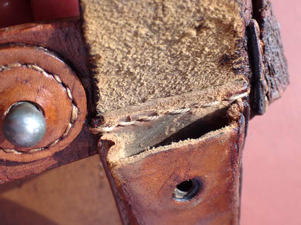 IMPERIAL WWI GERMAN MAUSER BROOMHANDLE STOCK LEATHER HOLSTER DATED 1918-img-27