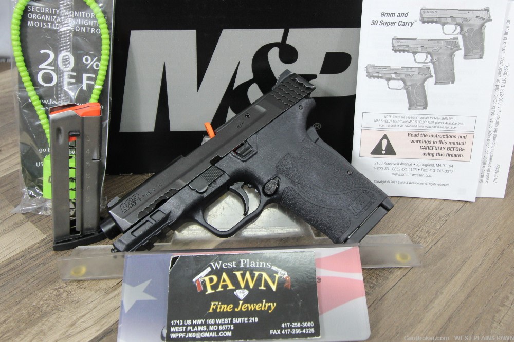 NIB S&W Smith & Wesson M&P Shield EZ Semi Auto 9mm 3.6" 8+1 Black 12437-img-0