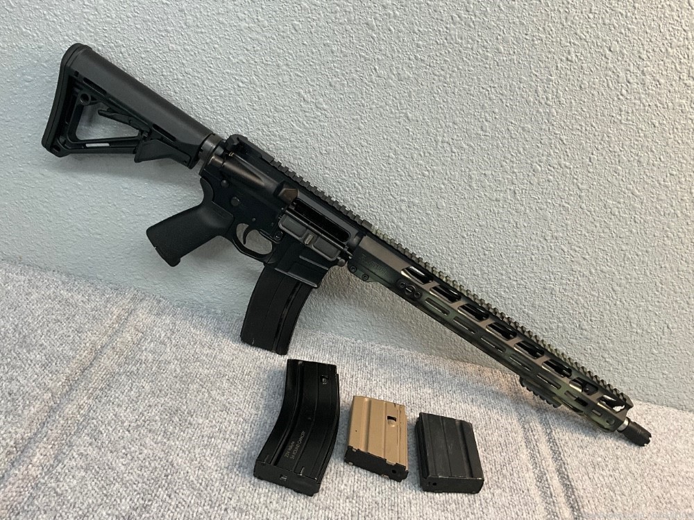 Custom .224 Valkyrie AR- Savage with Ruger/Magpul Furniture -  16"  (18462)-img-0