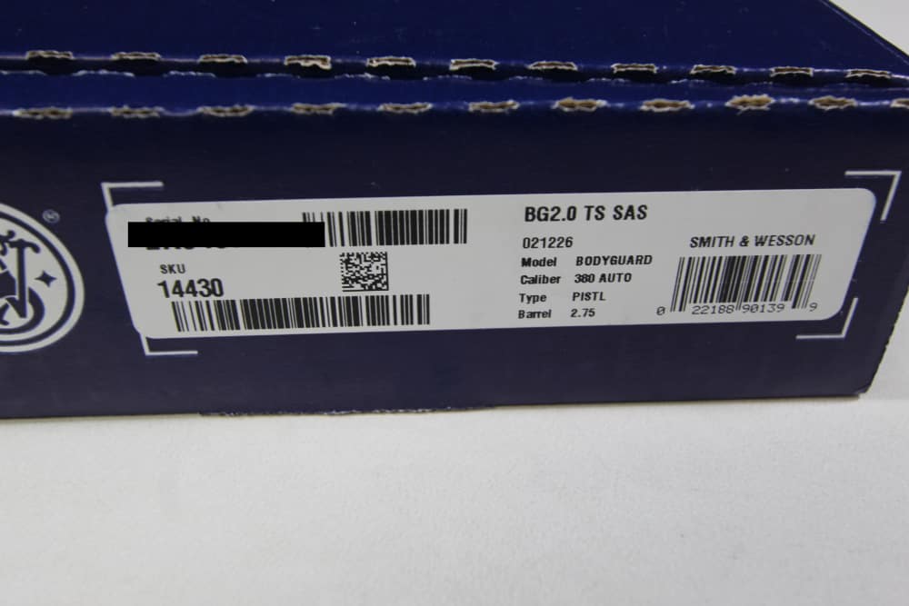 NIB SMITH AND WESSON BODYGUARD 2.0 TS 380 ACP 2.7" 12+1 SS/BLK 14430-img-2