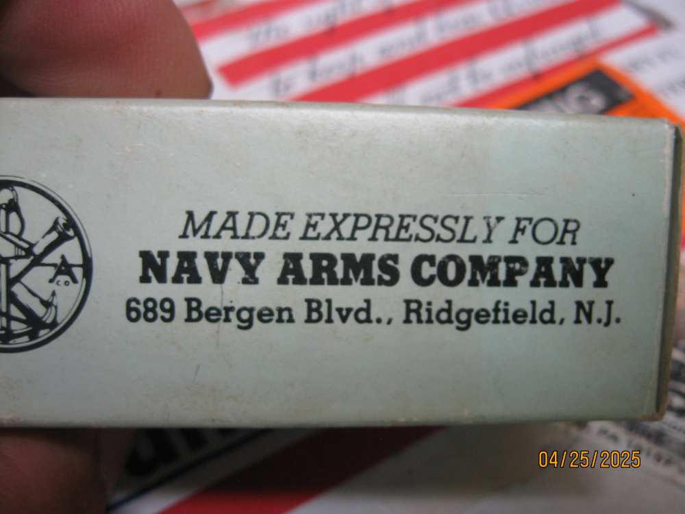 Very Scarce Navy Arms 32 LONG RIMFIRE 50 rd Excel Revolver Ammo; more avail-img-3