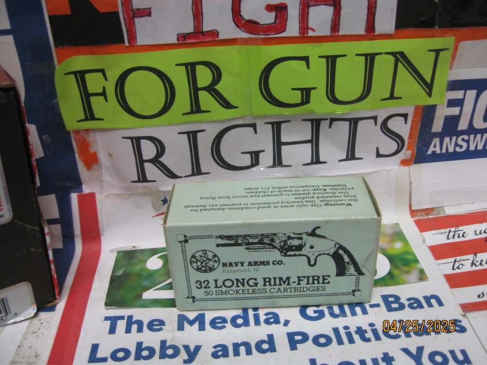 Very Scarce Navy Arms 32 LONG RIMFIRE 50 rd Excel Revolver Ammo; more avail-img-0