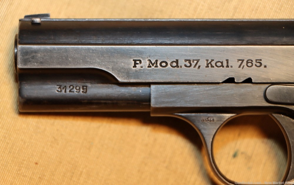 Scarce, Fine & Matching WWII German Luftwaffe FEG Model 37 Pistol-img-3