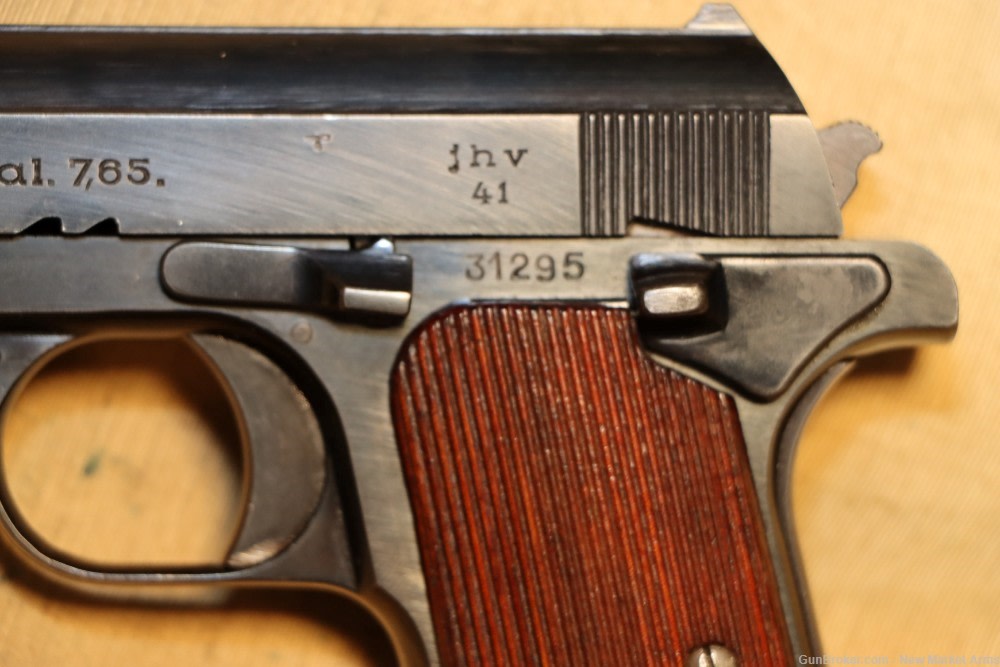 Scarce, Fine & Matching WWII German Luftwaffe FEG Model 37 Pistol-img-4