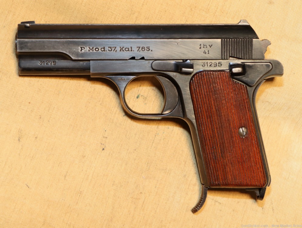Scarce, Fine & Matching WWII German Luftwaffe FEG Model 37 Pistol-img-2