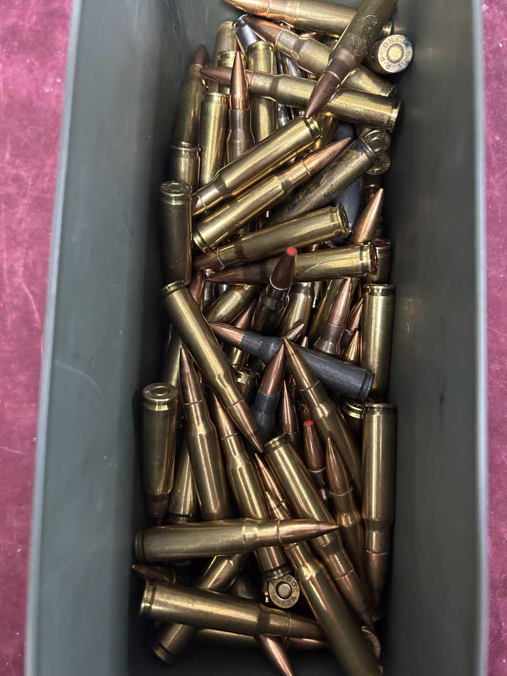LOT#113 308WIN MIXED LOT 190rds TOTAL  MIXED FMJ/SP/HP-img-0