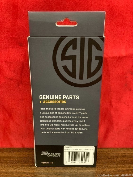 2 Factory Sig Sauer P320 30rd 9mm Extended Mag Clips-img-2