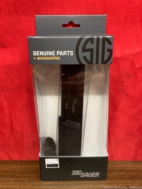 2 Factory Sig Sauer P320 30rd 9mm Extended Mag Clips-img-1