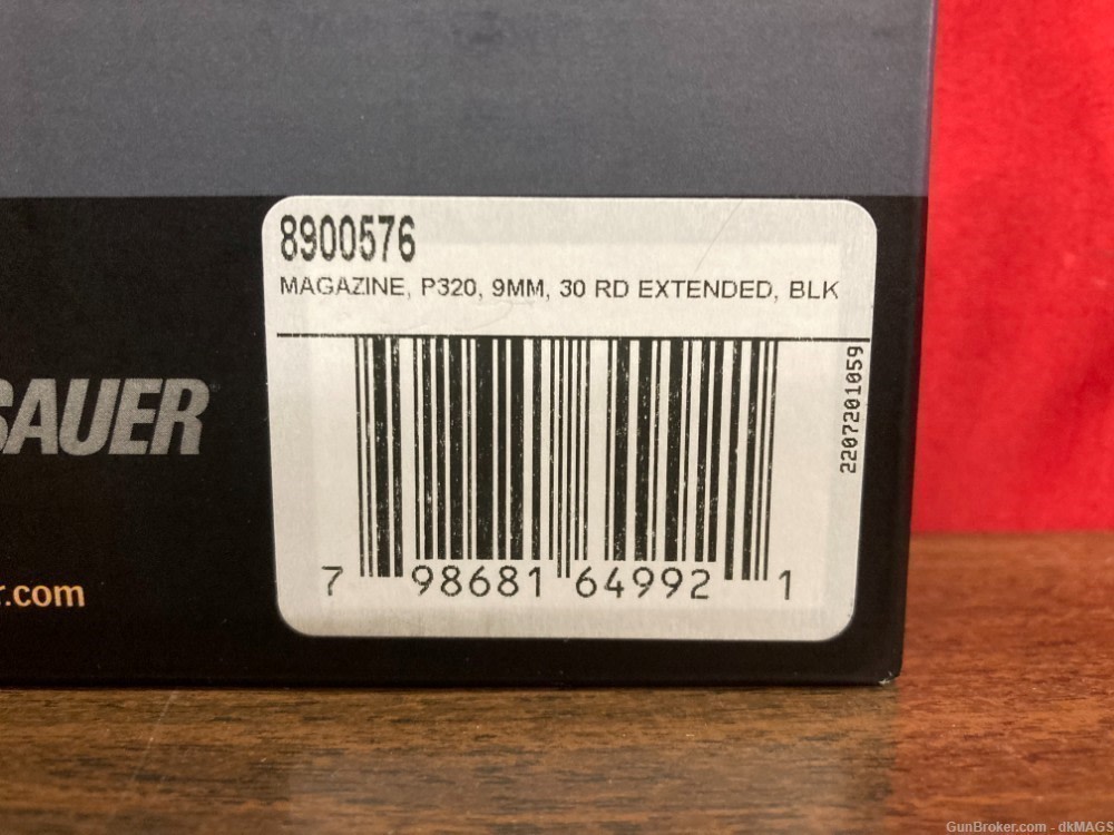 2 Factory Sig Sauer P320 30rd 9mm Extended Mag Clips-img-3