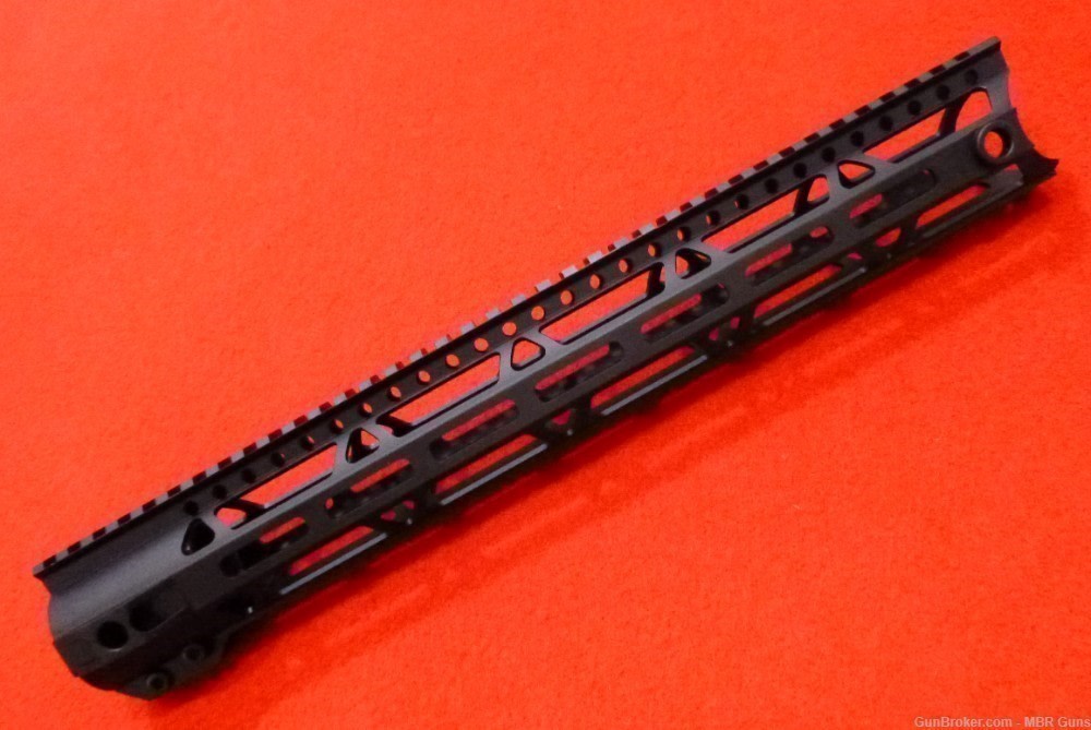 AR 10 LR-308 15" M-Lok Lightweight Freefloat Rail Low Profile 6061-T6-img-0