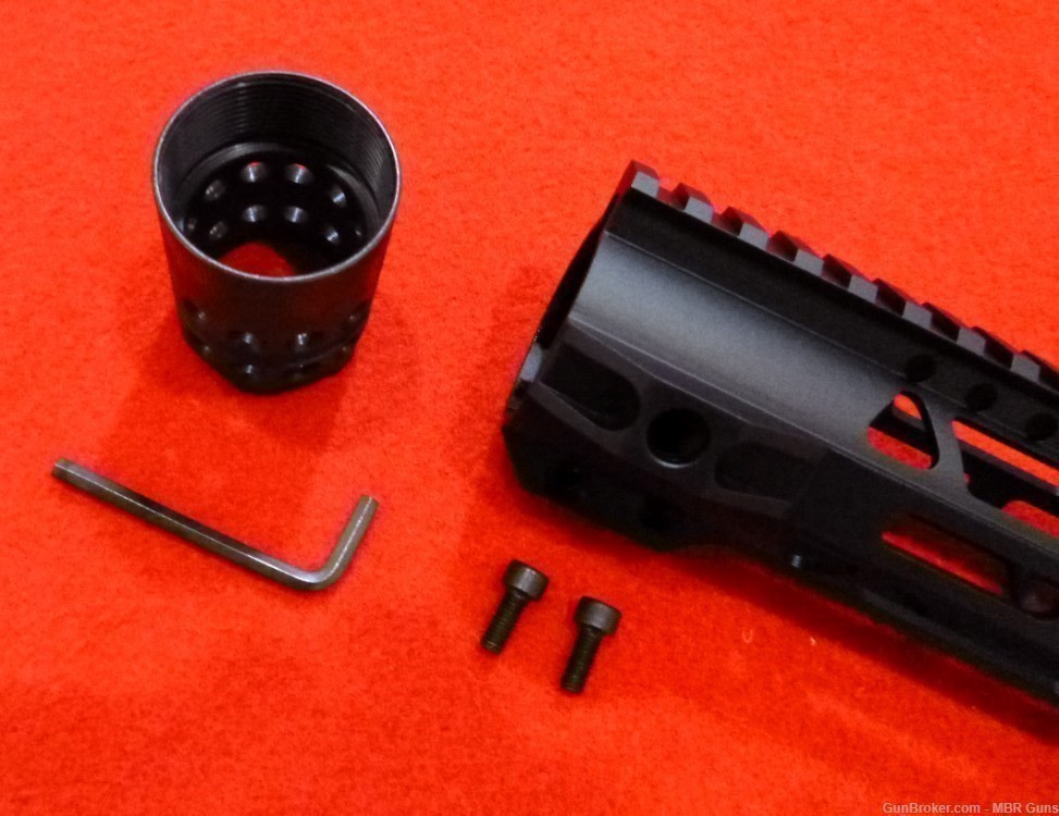 AR 10 LR-308 15" M-Lok Lightweight Freefloat Rail Low Profile 6061-T6-img-9