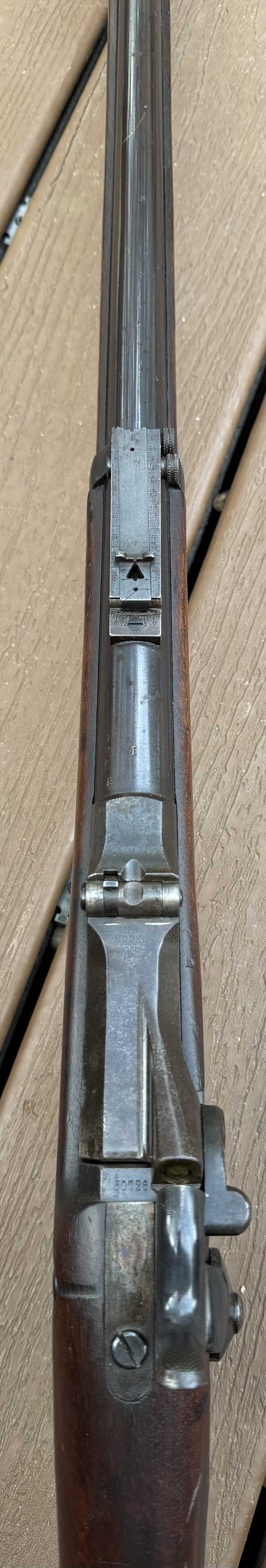 Nice US Springfield trapdoor model 1888 rod bayonet 45-70 antique -img-20